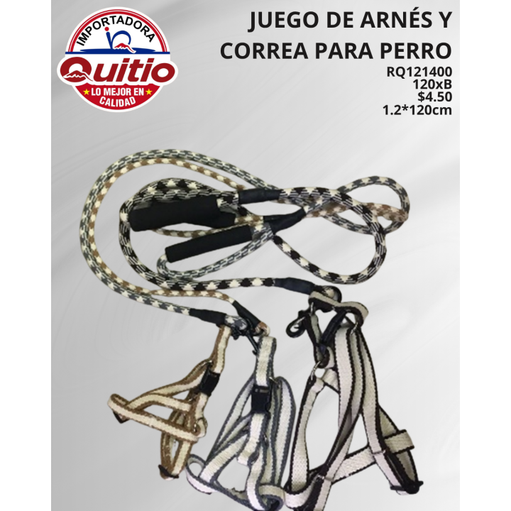 CORREA PARA MASCOTAS RQ121400 BX120 2X11