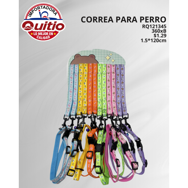 CORREA PARA MASCOTAS RQ121345 BX360 Q.9670 3X5