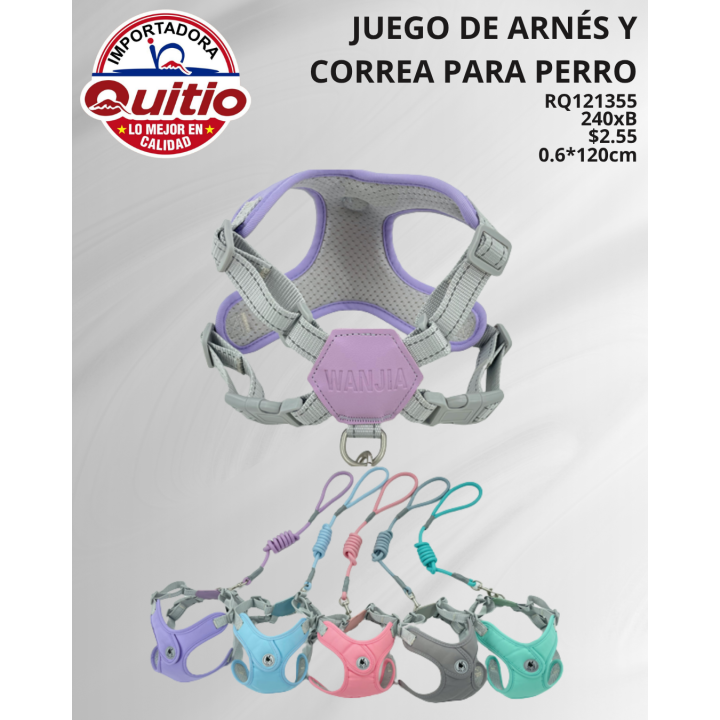 CORREA PARA MASCOTAS RQ121355 BX240 Q.9941 2X6