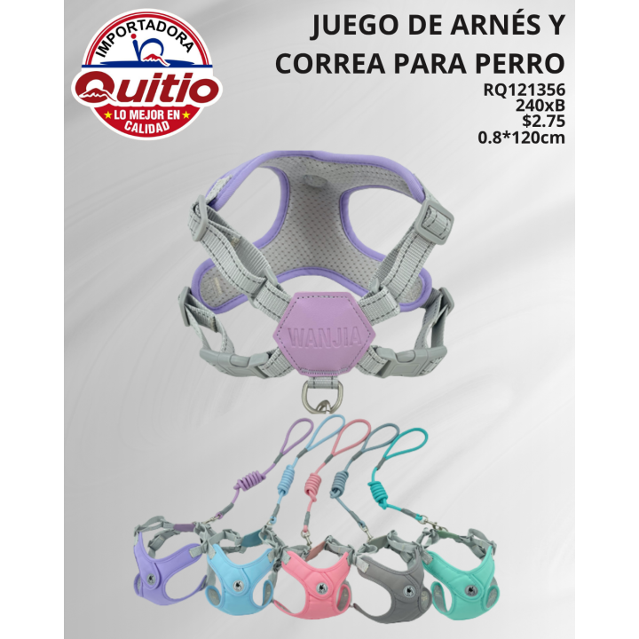 CORREA PARA MASCOTAS RQ121356 BX240 Q.9161 2X6,50