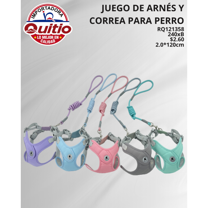 CORREA PARA MASCOTAS RQ121358 BX240 Q.9251 2X7