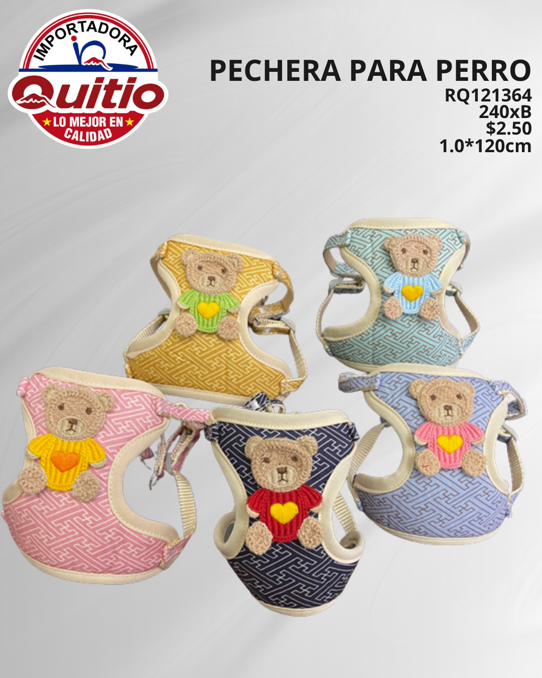 CORREA PARA MASCOTAS RQ121364 BX240 Q.9431 2X7