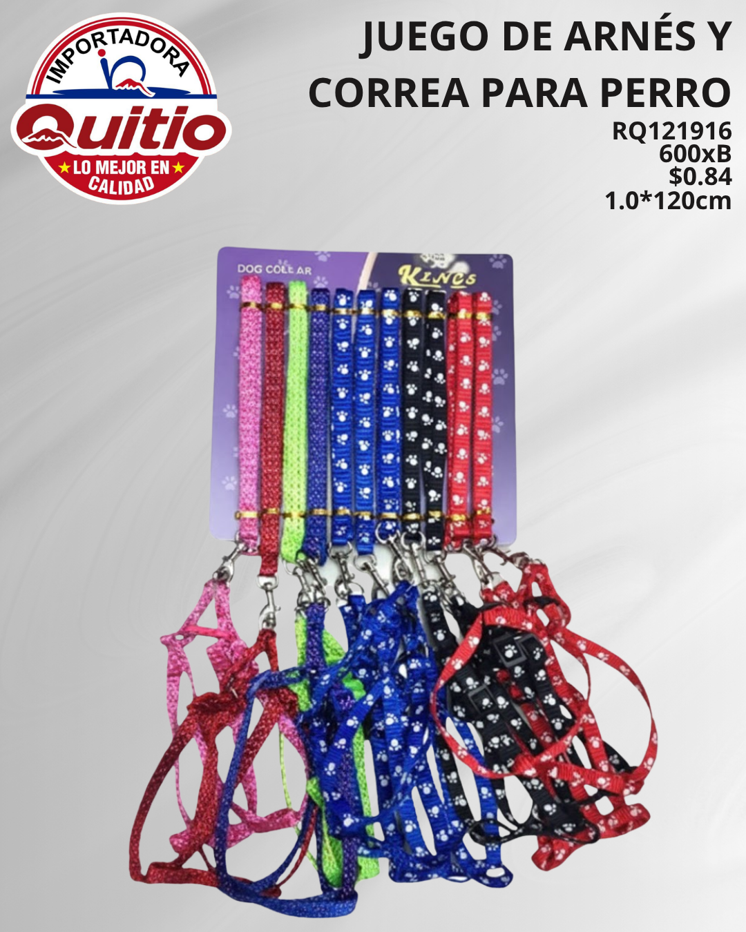 CORREA PARA MASCOTAS RQ121916 BX600 Q.9450